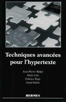 Techniques avancées pour l hypertexte