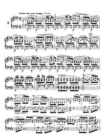 Partition No.3 en E major, Etudes Op.10, Chopin, Frédéric