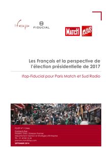 Sondage Ifop-Fiducial - Les Français et la perspective de l’élection présidentielle de 2017