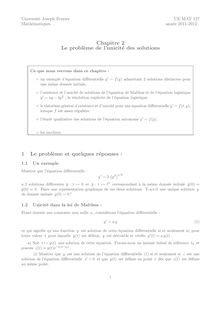 Universite Joseph Fourier UE MAT Mathematiques annee