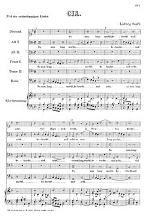 Partition complète, So man lang macht, betracht und acht, Senfl, Ludwig par Ludwig Senfl