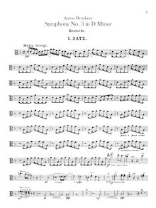 Partition altos, Symphony No.3 en D minor, Dritte Symphonie, D minor