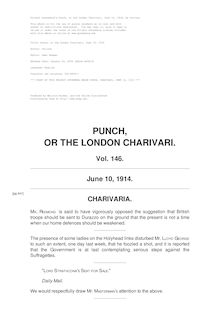 Punch, or the London Charivari, June 10, 1914