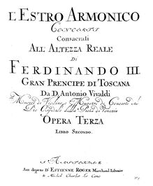 Partition violoncelles (ripieno), Concerto pour 2 violons en A minor