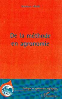 METHODE (DE LA) EN AGRONOMIE