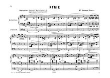 Partition Kyrie, Messa solenne, Messa solenne per organo solo, Petrali, Vincenzo