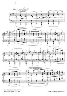 Partition complète, Préludes, Premier Livre, Debussy, Claude