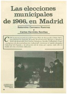 Las elecciones municipales de 1966, en Madrid