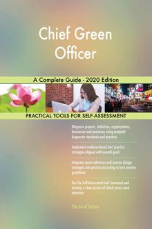 Chief Green Officer A Complete Guide - 2020 Edition