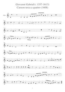 Partition Alto (S2), Canzoni per sonare con ogni sorte di stromenti