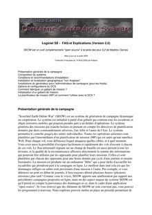 Logiciel SE - FAQ et Explications (Version 2.0) Présentation ...