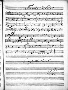 Partition trompette 2, clavecin Concerto en D, D, Jommelli, Niccolò
