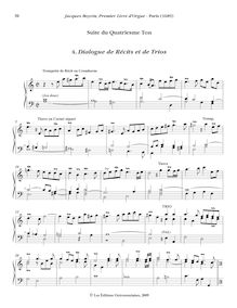 Partition , Dialogue de Récits et de Trios, Oeuvres complètes d orgue