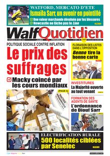 Walf Quotidien n°9029 - du vendredi 29 avril 2022