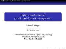 Higher complements of combinatorial sphere arrangements