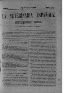 La veterinaria española, n. 121 (1860)