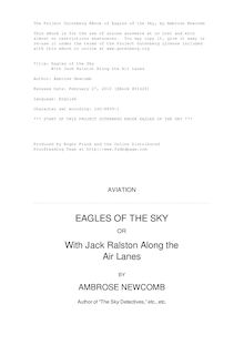 Eagles of the Sky - With Jack Ralston Along the Air Lanes