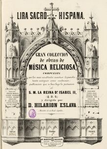 Partition Volume 5, gran colección de obras de música religiosa compuesta por los más acreditados maestros españoles, tanto antiguos como modernos
