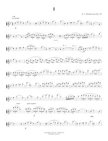Partition No.1, 10 Duos pour flûte et clarinette, Op.56, Robertson, Ernest John