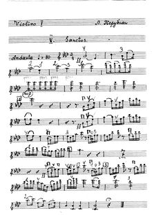 Partition cordes, Requiem en C minor, Cherubini, Luigi