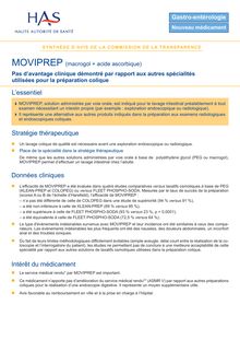 MOVIPREP - Synthèse d avis MOVIPREP - CT6888
