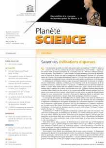 Planète science, vol. 4, no. 3; A World of science; Vol.:4, 3; 2006