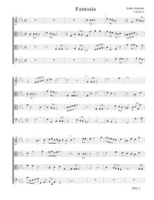 Partition Fantasia VdGS No.9 - partition complète (Tr T T B), fantaisies pour 4 violes de gambe et orgue