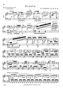 Partition Sonata No.2 (filter), 3 Piano sonates, Op.36, Clementi, Muzio