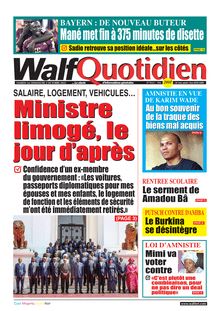 Walf Quotidien n°9153 - du 1er octobre 2022