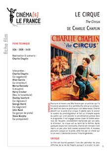 Le Cirque de Chaplin Charlie
