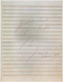 Partition Manuscript Score (S.178), Piano Sonata, Klaviersonate h-Moll