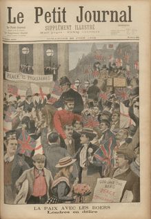 LE PETIT JOURNAL SUPPLEMENT ILLUSTRE  N° 605 du 22 juin 1902