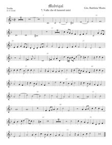 Partition viole de gambe aigue, Madrigali a 5 voci, Libro 2, Mosto, Giovanni Battista par Giovanni Battista Mosto