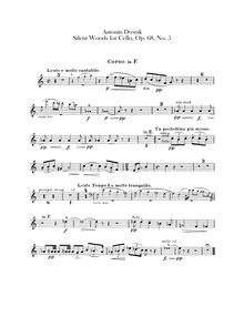 Partition cor (en F), From pour Bohemian Forest, Ze Šumavy, Dvořák, Antonín