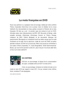 La moto française en DVD