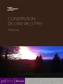 Constitution de l an VIII (1799)