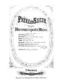 Partition complète, Mosella, Valse, C major, Hünten, François