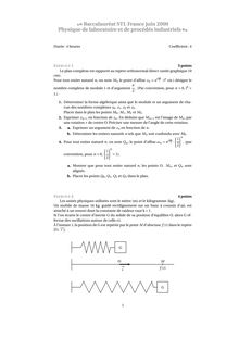 Mathématiques 2000 S.T.L (Physique de laboratoire et de procédés industriels) Baccalauréat technologique