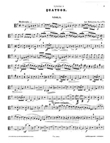 Partition viole de gambe, corde quatuor, Op.47 No.1, Rubinstein, Anton