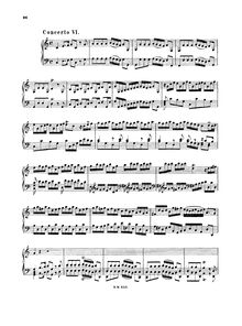 Partition , Concerto en C major, BWV 977, 16 Konzerte nach verschiedenen Meistem