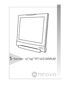 Notice LCD AG Neovo  S-19A