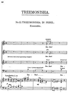 Partition No., Treemonisha en Peril, Treemonisha, Opera in Three Acts