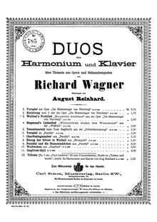 Partition complète, Die Meistersinger von Nürnberg, Wagner, Richard par Richard Wagner