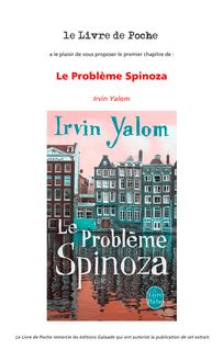 Extrait de "Le problème Spinoza" - Irvin Yalom