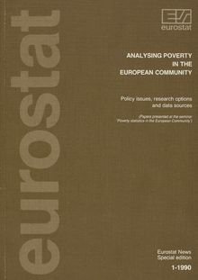 Analysing poverty in the European Community