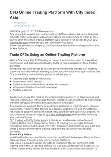 CFD Online Trading Platform With City Index Asia