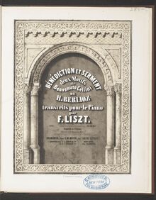 Partition Bénédiction et serment (S.396), Collection of Liszt editions, Volume 10