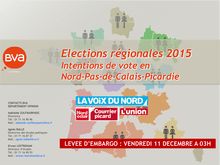 Intentions de vote en Nord-Pas-de-Calais-Picardie : X. Bertrand devant M. Le Pen