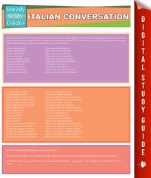 Italian Conversation (Speedy Study Guides)