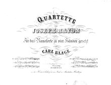 Partition , quatuor en G major, Hob.III:75, corde quatuors, Op.76
